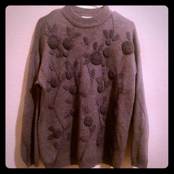 Rafaella Large Gray Wool/Acrylic Sweater in EUC - Picture 3 of 10